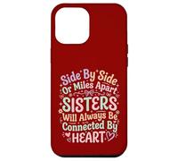 Carcasa para iPhone 12 Pro MAX Hermanas Side by Side Sisters Forever Connected Siblings Love Family