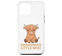 Carcasa para iPhone 12 Pro MAX Highland Cow Grandma'S Little MOO Scottish Cowgirl Fun