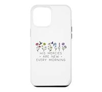 Carcasa para iPhone 12 Pro MAX His Mercies Are New Every Morning Bible Verse Christian God
