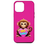 Carcasa para iPhone 12 Pro MAX Hola Cutie. Animal Gracioso, Saludo