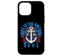 Carcasa para iPhone 12 Pro MAX Hope Is The Anchor of My Soul 50s Inspiración Motivación