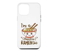 Carcasa para iPhone 12 Pro MAX Hopeless Ramentic Lindo Kawaii Ramen Fideos Pun Texto Blanco