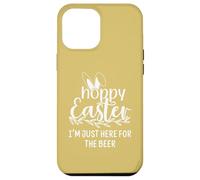 Carcasa para iPhone 12 Pro MAX Hoppy Easter Hour Some Bunny Needs Beer Here for The Hops