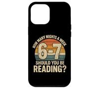 Carcasa para iPhone 12 Pro MAX How Many Nights a Week Should You Be Reading Funny 6 7 Meme