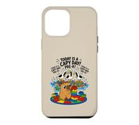 Carcasa para iPhone 12 Pro MAX Hoy es un día de Capibara, Divertido Juego de Palabras de Capibara, Gaviota, Grito Antes de K
