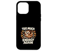 Carcasa para iPhone 12 Pro MAX Humor Divertido Ardilla caótica energía hiperactiva Animal TDAH