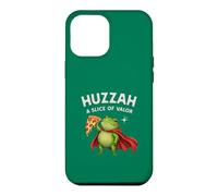 Carcasa para iPhone 12 Pro MAX Huzzah: Una porción de Valor Frog Knight Pizza Gamer Snacks