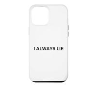 Carcasa para iPhone 12 Pro MAX I Always Lie Paradox Logic Funny Brain Teaser Design