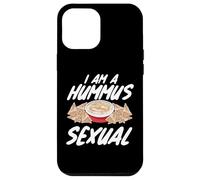 Carcasa para iPhone 12 Pro MAX I Am A Hummus Sexual Vegan Food Spread Juego de Palabras