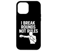 Carcasa para iPhone 12 Pro MAX I Break Rounds Not Rules Boxing Mindset Cita