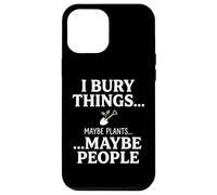 Carcasa para iPhone 12 Pro MAX I Bury Things Maybe Plants Maybe People Funny Frog
