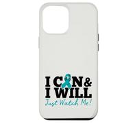 Carcasa para iPhone 12 Pro MAX I Can & I Will Beat Ovarian Cancer Warrior Just Watch Me