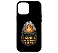 Carcasa para iPhone 12 Pro MAX I Grill Therefore I Am Funny BBQ Grill Filosofía