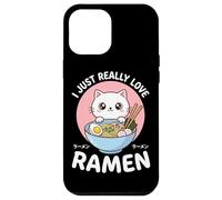 Carcasa para iPhone 12 Pro MAX I Just Really Love Ramen Kawaii Comida Japonesa Fideos Otaku