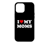 Carcasa para iPhone 12 Pro MAX I Love My Moms Gay Pride Two Moms Are Better Than One Mother