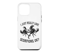 Carcasa para iPhone 12 Pro MAX I Love Scorpions Ok - Escorpión Lindo y Divertido