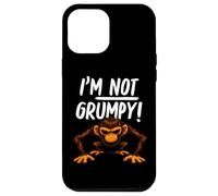 Carcasa para iPhone 12 Pro MAX I’m Not Grumpy Funny Angry Monkey Men Women Kids
