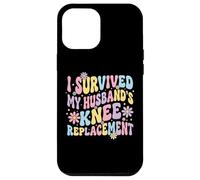 Carcasa para iPhone 12 Pro MAX I Survived My Husbands Knee Replacement Cirugia Articular