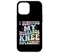 Carcasa para iPhone 12 Pro MAX I Survived My Husbands Knee Replacement Cirugia Articular