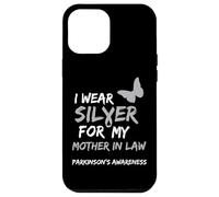 Carcasa para iPhone 12 Pro MAX I Wear Silver FOR MY Mother IN Law Parkinson's Awareness