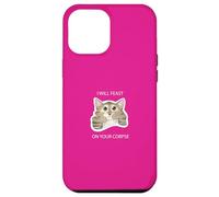 Carcasa para iPhone 12 Pro MAX I Will Feast on Your cadáver Lindo Gato Gatito Divertido Humor Oscuro