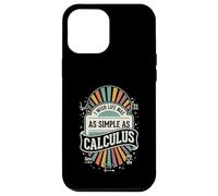 Carcasa para iPhone 12 Pro MAX I Wish Life Was As Simple As Calculus Badge Fun