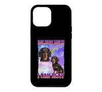 Carcasa para iPhone 12 Pro MAX IDK How Much Longer Slay Black Long Haired Dachshund Lover