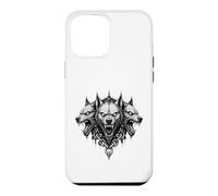 Carcasa para iPhone 12 Pro MAX Ilustración de Cerberus Hellhound Dark Fantasy Underworld Beast