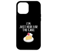 Carcasa para iPhone 12 Pro MAX I'm Just Here For The Cake Funny Wedding Party Costume Cakes