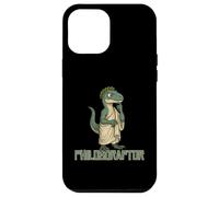 Carcasa para iPhone 12 Pro MAX Impresión humorística de Philosoraptor Logic Thinker Dinosaur Meme