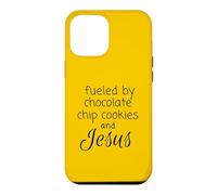Carcasa para iPhone 12 Pro MAX Impulsado por Galletas con chispas de Chocolate y Jesús