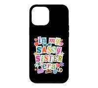 Carcasa para iPhone 12 Pro MAX In My Sassy Sister Era - Letras Cortadas Retro 90s Vibes