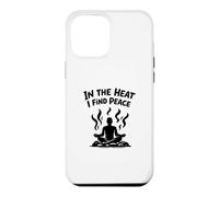 Carcasa para iPhone 12 Pro MAX In The Heat I Find Peace Sauna de Barril Loyly Steam Sweat