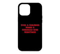 Carcasa para iPhone 12 Pro MAX Incluso un Girlboss Necesita Un Beso En La Frente A Veces Lindo Y2K