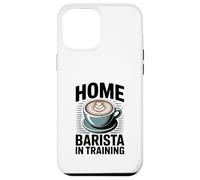 Carcasa para iPhone 12 Pro MAX Inicio Barista En Formación Café Latte Art