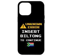 Carcasa para iPhone 12 Pro MAX Insert Biltong Retro Funny Error South Africa Braai Dad Joke