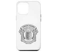 Carcasa para iPhone 12 Pro MAX Investigación de Kiszona Kapusta - Divertido diseño Amante del chucrut