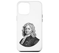 Carcasa para iPhone 12 Pro MAX Isaac Newton Cara Retrato Profesor de Ciencias