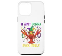 Carcasa para iPhone 12 Pro MAX It Ain't Gonna Suck Itself Crawfish Funny Mardi Gras Party