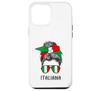 Carcasa para iPhone 12 Pro MAX Italian Italiana Girl Italian Heritage Italy Flag