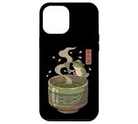 Carcasa para iPhone 12 Pro MAX Japanese Frog Matcha Tea Time Té Verde Ukiyo-e Cottagecore