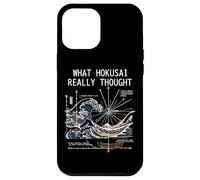 Carcasa para iPhone 12 Pro MAX Japón Gran Ola Física Hokusai Agua Movimiento Matemáticas Ciencia