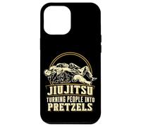 Carcasa para iPhone 12 Pro MAX Jiu Jitsu Convirtiendo a la Gente en Pretzels Artes Marciales Divertidas