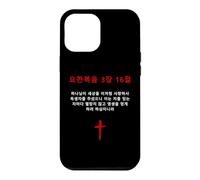 Carcasa para iPhone 12 Pro MAX John 3:16 - Korean Christian Evangelism Gospel Bible Verse