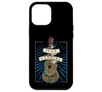 Carcasa para iPhone 12 Pro MAX Juan Gabriel Guitarra con Azul Sunburst