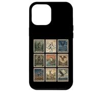 Carcasa para iPhone 12 Pro MAX Juego de Sellos Cryptid Bigfoot Yeti Mothman Legendary Creatures