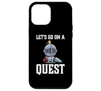 Carcasa para iPhone 12 Pro MAX Jugador RPG Let's Go On A Quest Knight Warrior Player