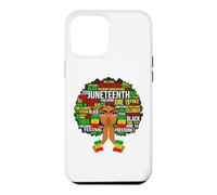 Carcasa para iPhone 12 Pro MAX Juneteenth Black Queen Melanin Mujeres Sista Madre Reinas Diversión