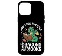 Carcasa para iPhone 12 Pro MAX Just A Girl Who Loves Dragons and Books Lector De Fantasía