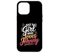 Carcasa para iPhone 12 Pro MAX Just A Girl Who Loves Johnny T-Shirt Cute John Johnny